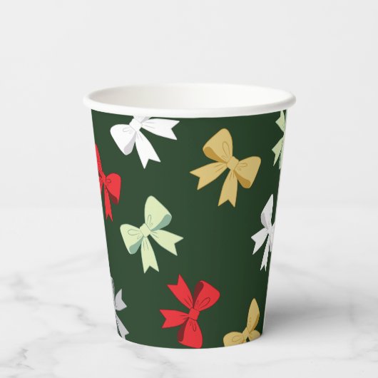 Holiday Bows 紙コップ (裏面)