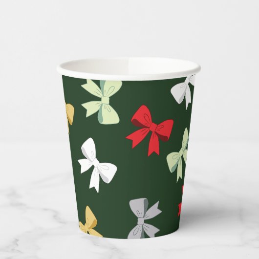 Holiday Bows 紙コップ (左)
