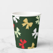 Holiday Bows 紙コップ (正面)