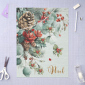 Holiday Branches Tree Tissue Paper 薄葉紙 (クラフト)