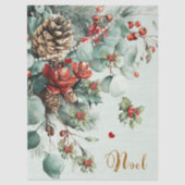 Holiday Branches Tree Tissue Paper 薄葉紙 (正面)