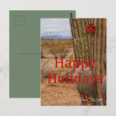 Holiday Cactus ポストカード (正面/裏面)