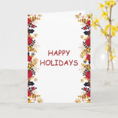 Holiday Card  カード (黄色い花)