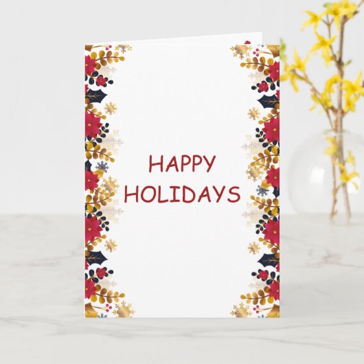 Holiday Card  カード (黄色い花)