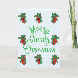 Holiday Card : Family Christmas シーズンカード