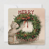 Holiday card illustrated by Monika Marzec ノートカード (正面)