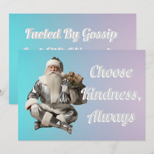 Holiday Card Joyful シーズンカード (正面/裏面)