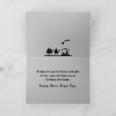 Holiday Card Three Wise Men Epiphany シーズンカード (内部)