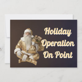 Holiday Card with happy party  シーズンカード