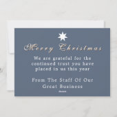 Holiday Card with Vintage Elves シーズンカード (裏面)