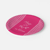 Holiday cards | ASANOHA Japanese Kimono pattern  ペーパープレート (アングル)