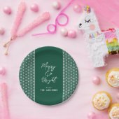 Holiday cards | ASANOHA Japanese Kimono pattern  ペーパープレート (パーティー)