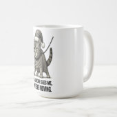 Holiday Cat “We’re Moving" コーヒーマグカップ (正面右)