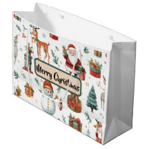 Holiday Celebration Whimsical Gift Bag