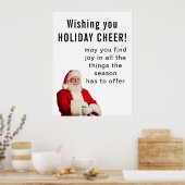 HOLIDAY CHEERをお祈りしています ポスター (キッチン)