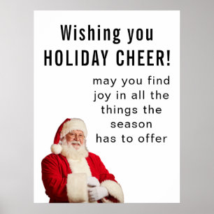HOLIDAY CHEERをお祈りしています ポスター