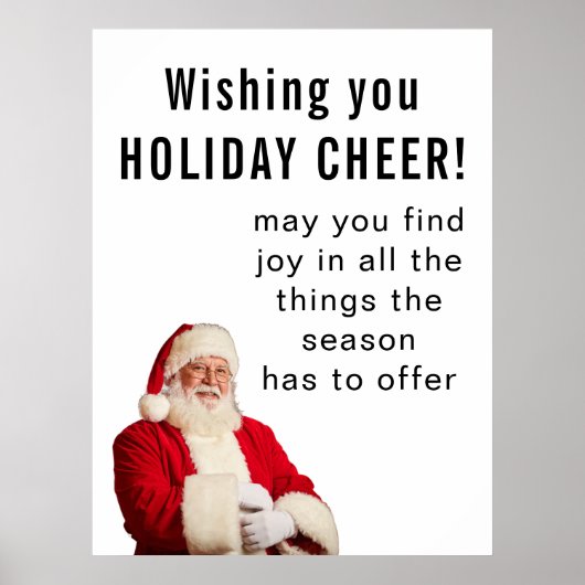 HOLIDAY CHEERをお祈りしています ポスター (正面)