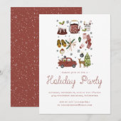 Holiday Cheer | クリスマスの居心地の良さイラストパーティー (正面/裏面)