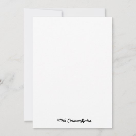 Holiday Cheer 招待状 (裏面)