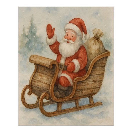 Holiday Cheer – Elegant Christmas Poster Art ポスター (正面)