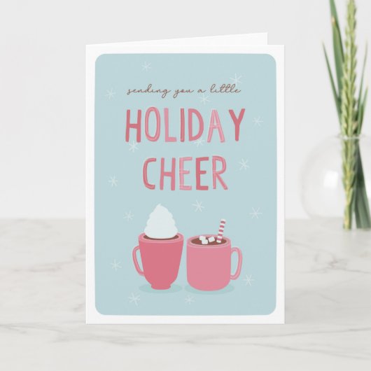 Holiday Cheer Greeting Card (blank inside) カード (正面)