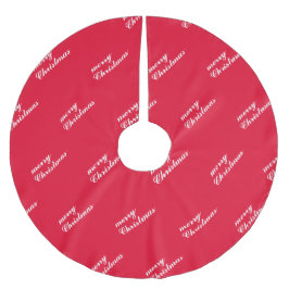 Holiday Cheer Patterned Christmas ブラッシュドポリエステルツリースカート