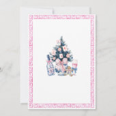 Holiday Chinoiserie Mahjong 招待状 (裏面)