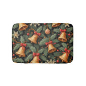 Holiday Christmas Bells Pattern, バスマット (正面)