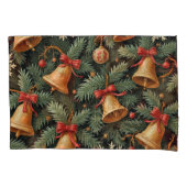 Holiday Christmas Bells Pattern, 枕カバー (正面)