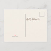 Holiday Christmas Cookie Exchange  インビテーションポストカード (裏面)