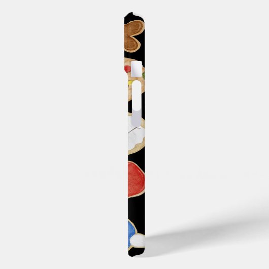 Holiday Christmas Cookies Black Case-Mate iPhoneケース (裏面 / 左)