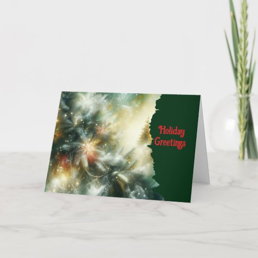 Holiday Christmas Greeting Card シーズンカード (正面)