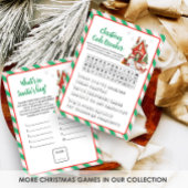 Holiday Christmas Party Code Breaker Game シーズンカード