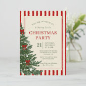 Holiday Christmas Party Invitation invitation 招待状 (スタンド正面)