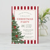 Holiday Christmas Party Invitation invitation 招待状 (スタンド正面)
