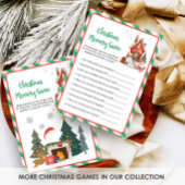Holiday Christmas Party Memory Game シーズンカード