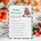 Holiday Christmas Party Memory Game シーズンカード