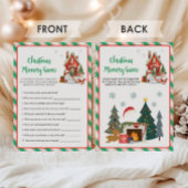 Holiday Christmas Party Memory Game シーズンカード
