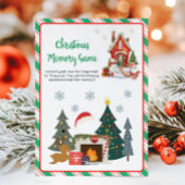 Holiday Christmas Party Memory Game シーズンカード