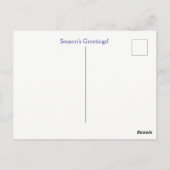 Holiday Christmas Seasons Greetings Cowboy ポストカード (裏面)