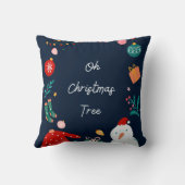 Holiday Christmas Tree by Author Sommer Hamilton クッション (裏面)