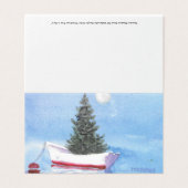 Holiday Christmas Tree in Dory Rowboat Folded Card (外部フラット)