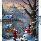 Holiday classic collection decoupage v4 薄葉紙