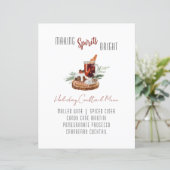 Holiday Cocktail Bar Menu Party Sign (スタンド正面)