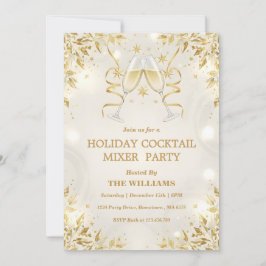 Holiday Cocktail Mixer Party 招待状