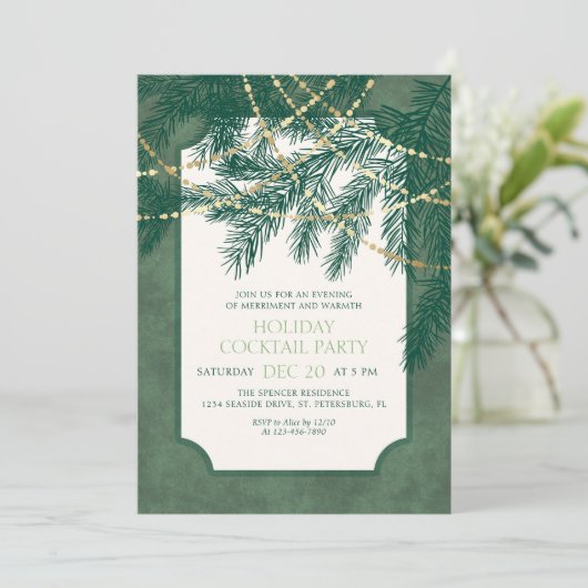 Holiday Cocktail Party 招待状 (スタンド正面)
