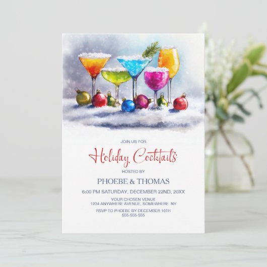 Holiday Cocktail Party 招待状 (スタンド正面)