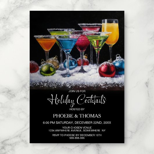 Holiday Cocktail Party 招待状