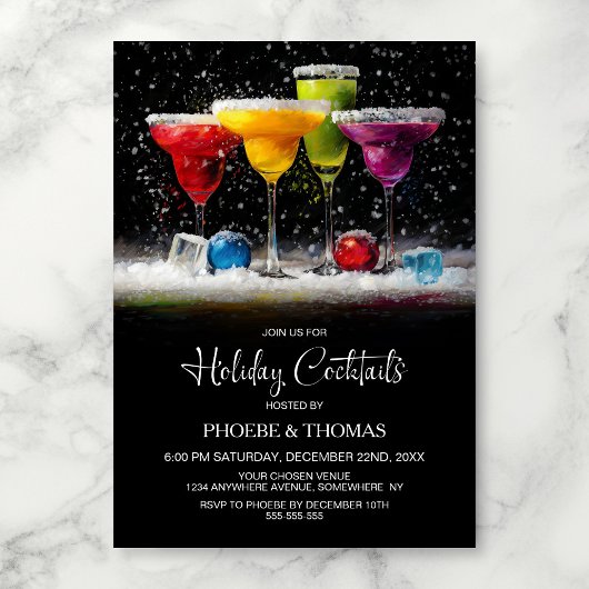 Holiday Cocktail Party 招待状