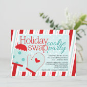 Holiday Cookieスワップパーティー 招待状 (スタンド正面)